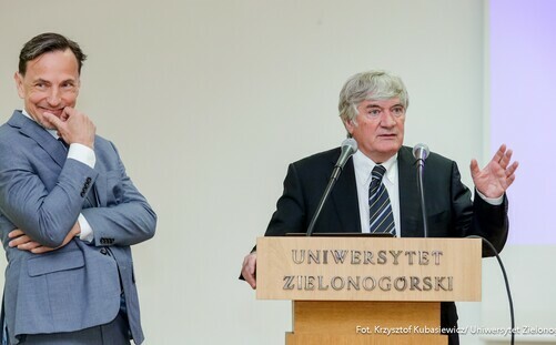 Wykład ze światowej klasy specjalistą w dziedzinie medycyny – prof. Richard Burt odwiedził Uniwersytet Zielonogórski
